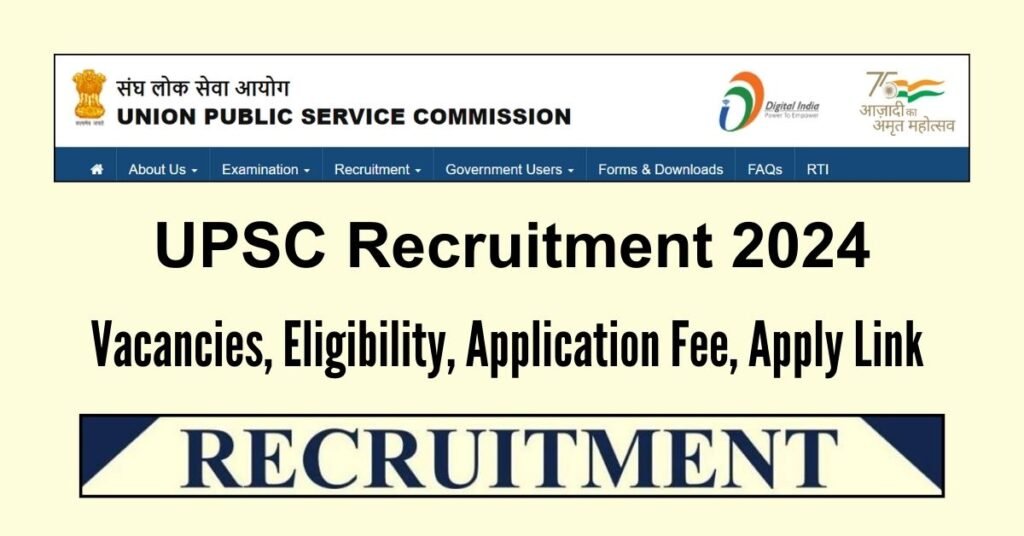 UPSC Recruitment 2024 Apply For Staff Car Driver Vacancy   Upsc Recruitment 2024 1024x536 