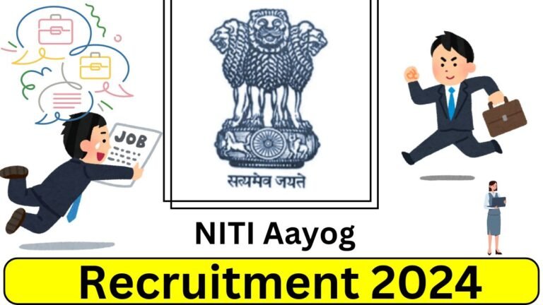 Niti aayog Recruitment 2024