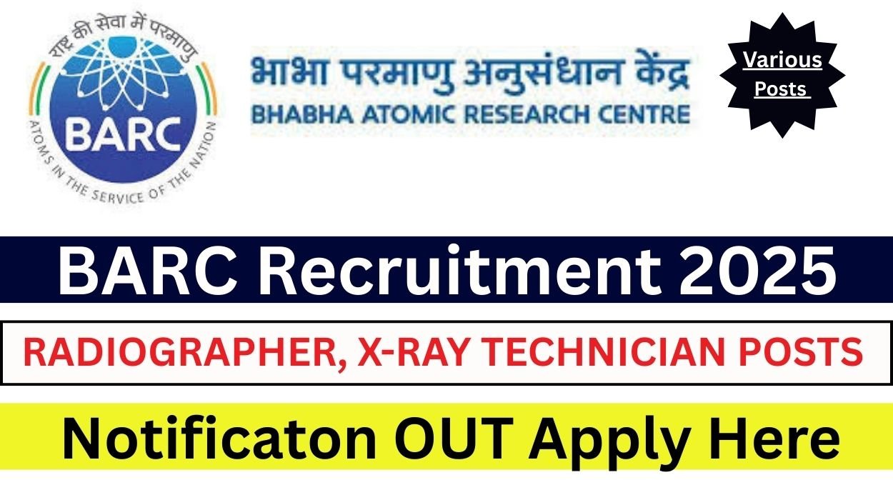BARC Recruitment 2025