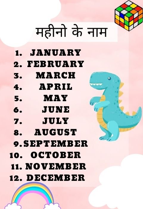 Months Name in Hindi and English