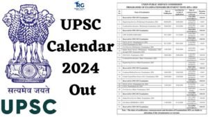 UPSC Calendar 2024 Out : UPSC Exam Calendar 2024-2025: Check UPSC ...