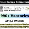 Intelligence Bureau Recruitment 2023