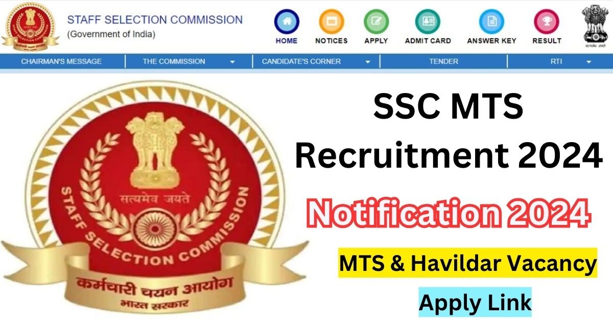 SSC MTS & Havildar Vacancy 2024