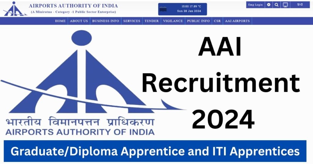 AAI Recruitment 2024 Apply Online For 30 Graduate Diploma Apprentice   Aai Recruitment 2024 1 1024x536 