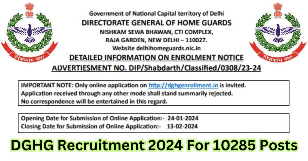 Home Guard Recruitment 2024 Apply Online For 10285 Volunteer Posts   Dghg Recruitment 2024 Apply Online 1024x536 