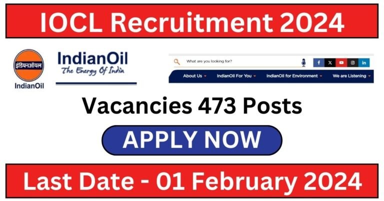 IOCL Recruitment 2024 Apply Online For 473 Apprentice Posts