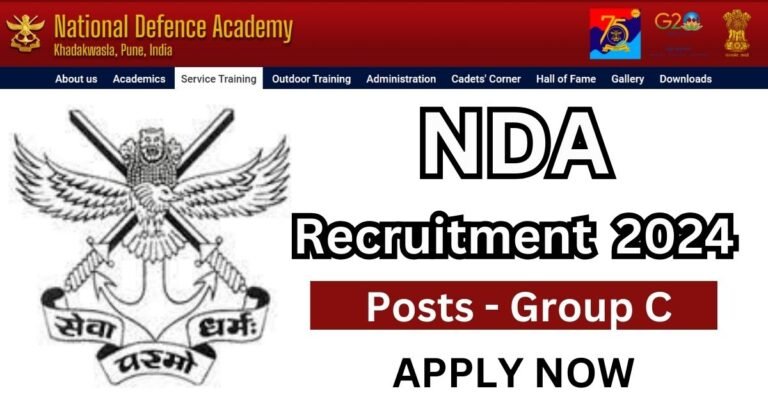 NDA Recruitment 2024