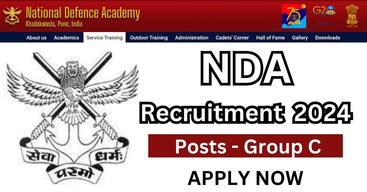 NDA Recruitment 2024 Apply For 198 Grade C Posts