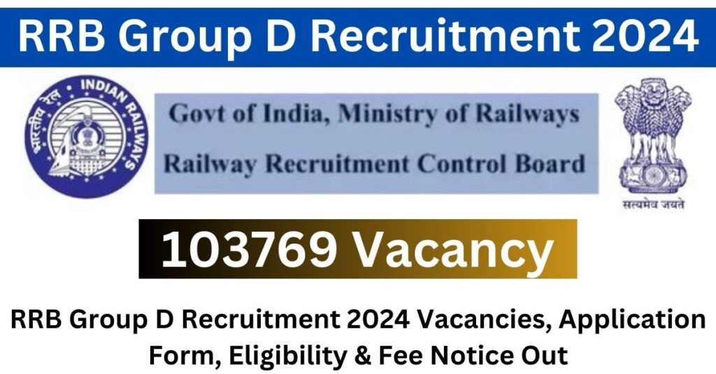 RRB Group D Recruitment 2024 Vacancies, Application Form, Eligibility