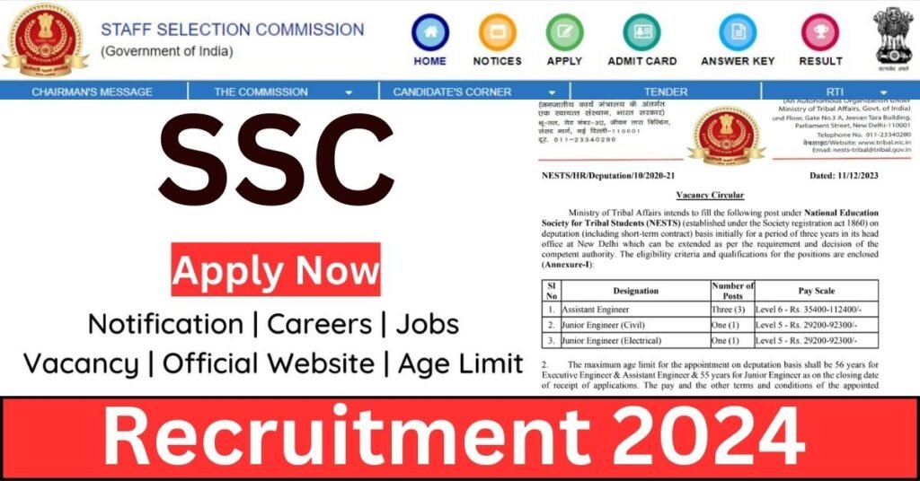 SSC Selection Post Phase XII Notification 2024 Check Eligibility