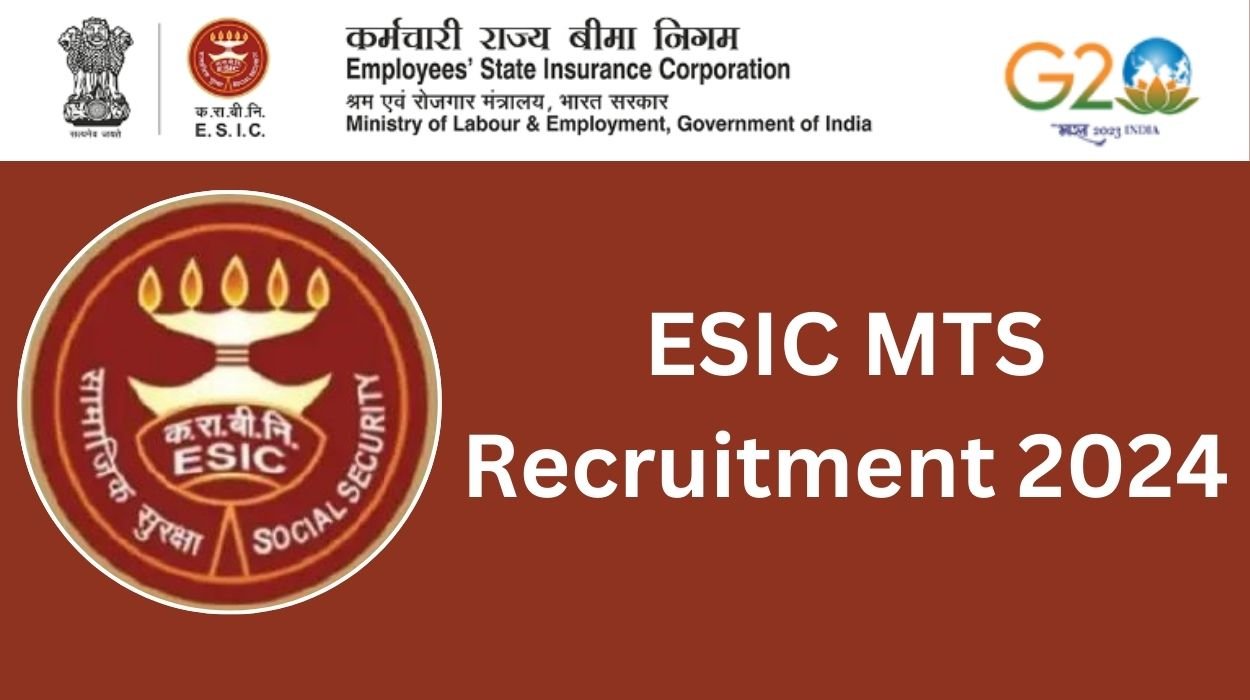 ESIC Recruitment 2024 Apply Online Exam Pattern Syllabus