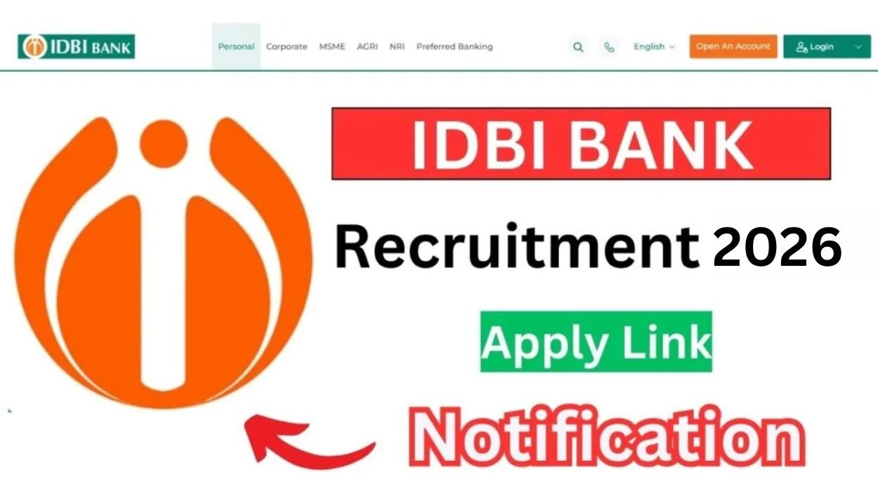 IDBI Bank Recruitment 2026 Apply For 200 Assistant Manager Posts
