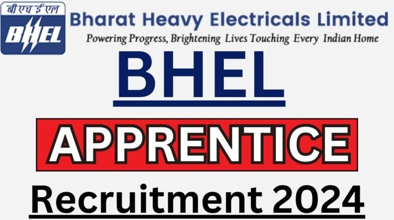 BHEL Recruitment 2024 Notification Out