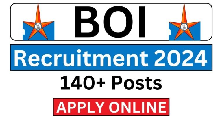 BOI Recruitment 2024