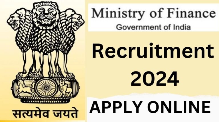 Ministry Of Finance Recruitment 2024 Apply Online for Various Inspector Posts