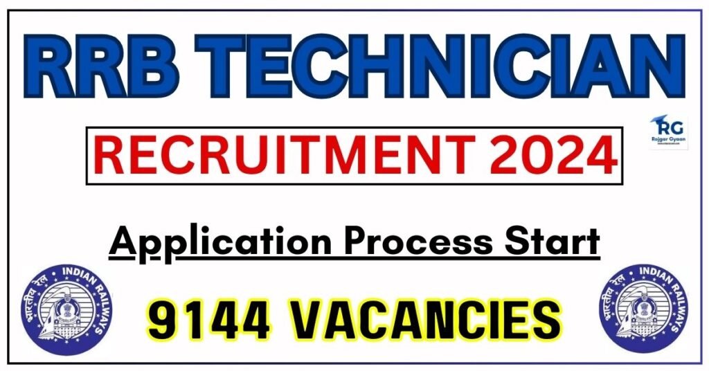 RRB Technician Recruitment 2024 Application Apply Now for 9144 Vacancies