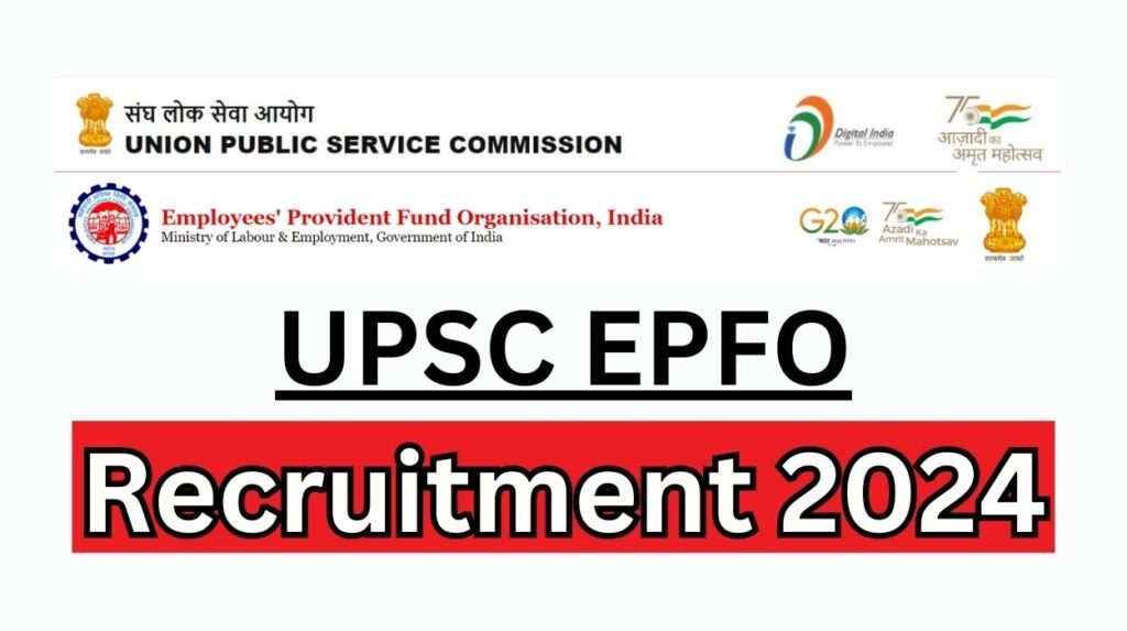 Upsc Epfo Recruitment Notification Out Apply For Personal