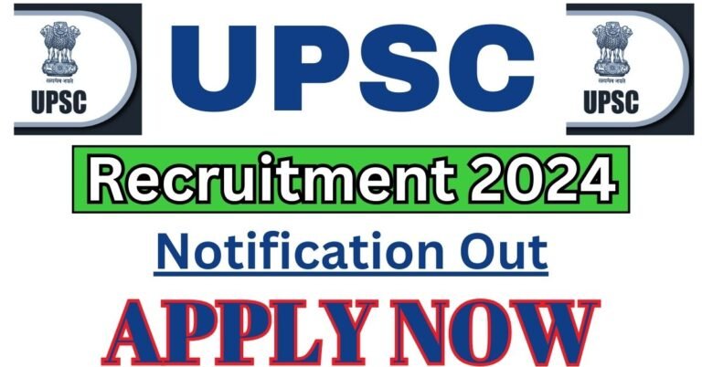 UPSC Recruitment 2024 Notification For Economic Officer Posts