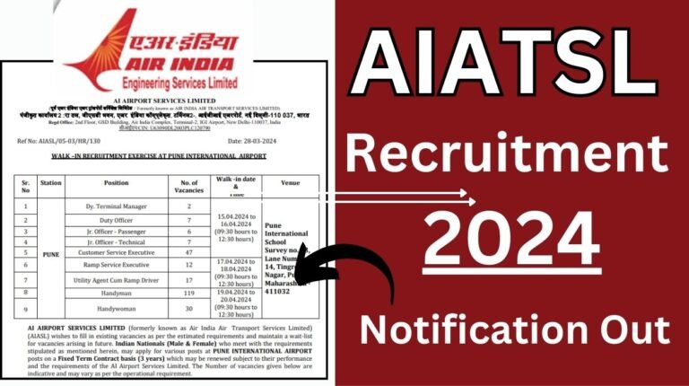 AIATSL Recruitment 2024