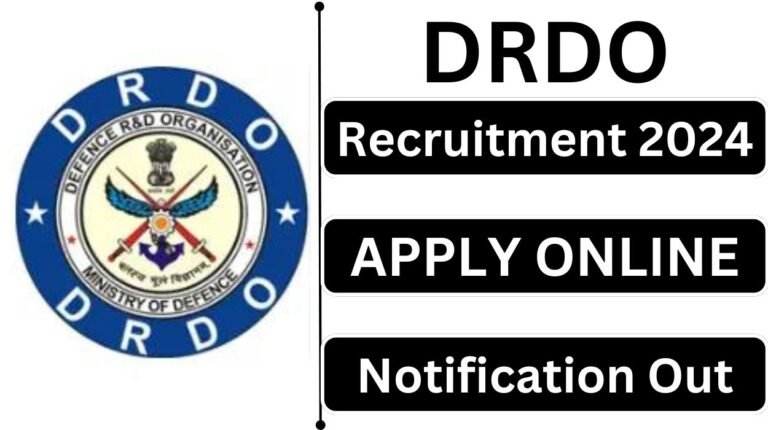 DRDO Recruitment 2024 for JRF Post Notification Out Apply Online