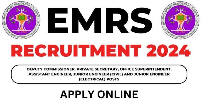 EMRS Recruitment 2024