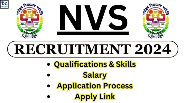 NVS Recruitment 2024