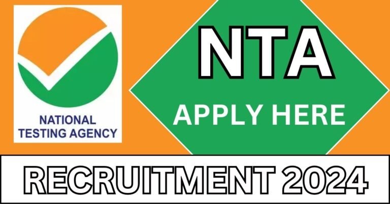 National Testing Agency Recruitment 2024