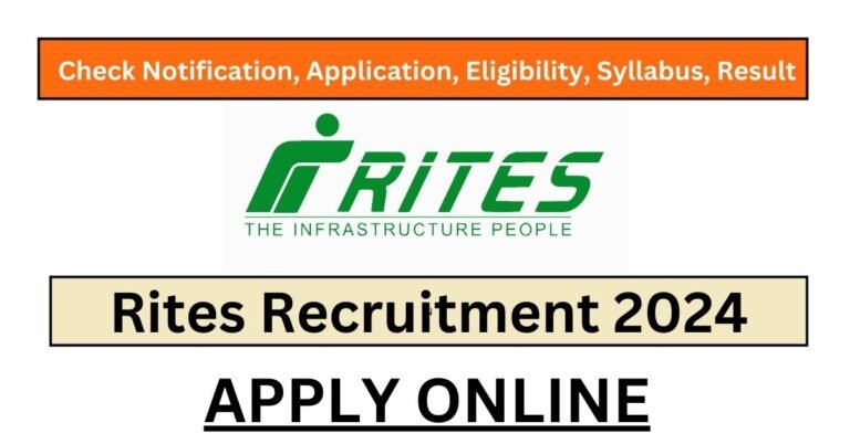RITES Recruitment 2024 Apply Online for 32 Posts Salary Rs 35304/-