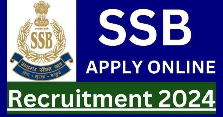 SSB Recruitment 2024