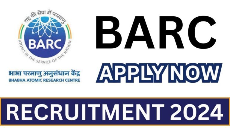 BARC Recruitment 2024