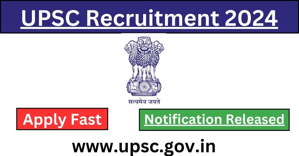 UPSC Recruitment 2024 For Accounts Officer Post