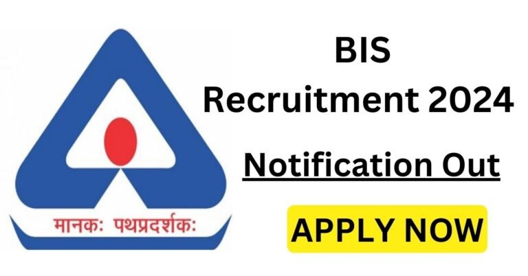 BIS Recruitment 2024 Apply Online for Consultant Posts