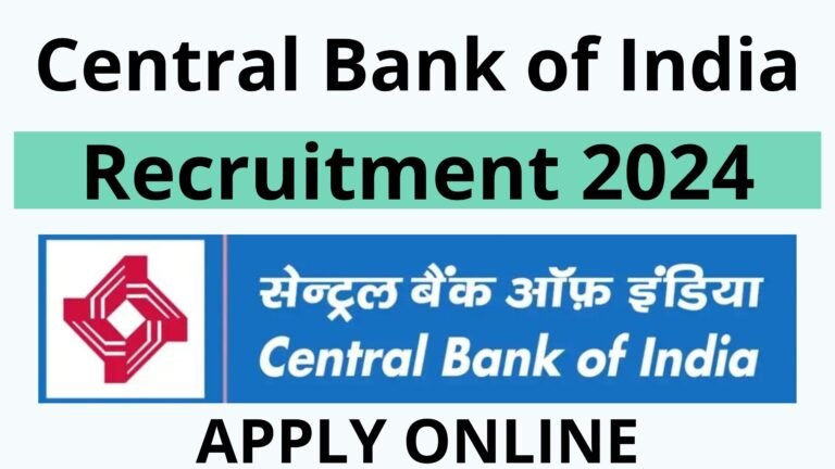 Central Bank of India Recruitment 2024 Apply For Business Correspondent Agent Posts