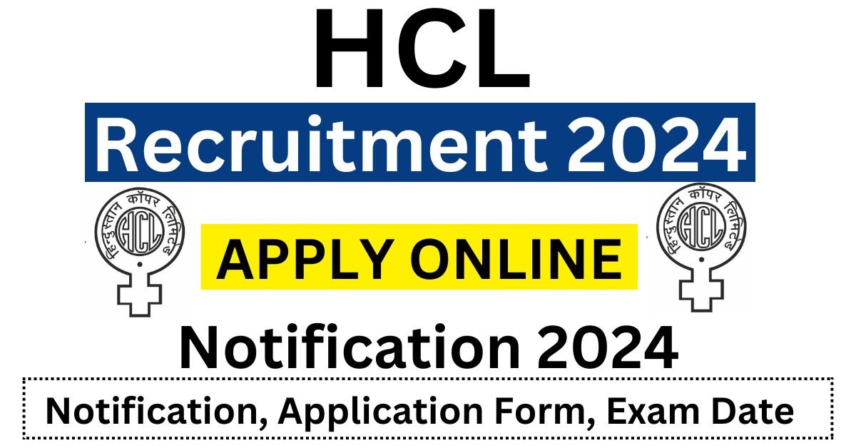 HCL Recruitment 2024 Apply For Various Junior Manager Post