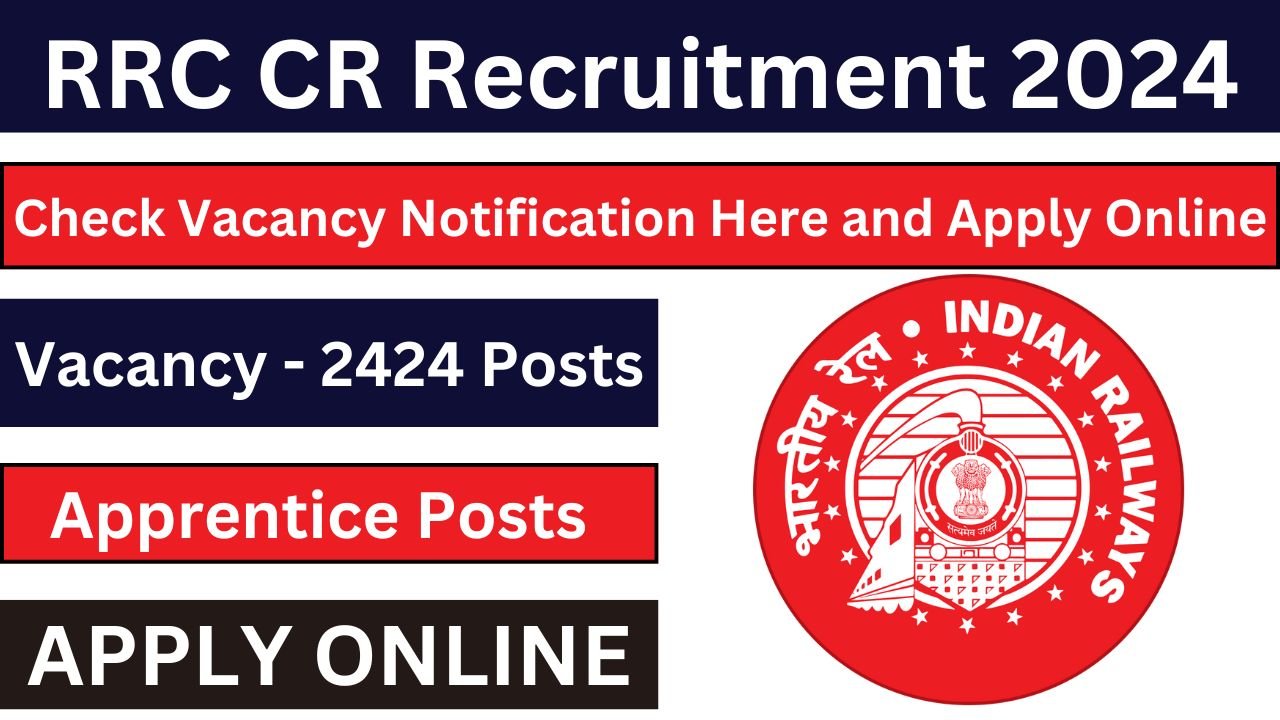 RRC CR Recruitment 2024 Notification Out for 2424 Posts