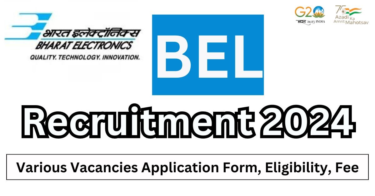 BEL Jobs Notification 2024 Apply for 67 Graduate Apprentice Posts