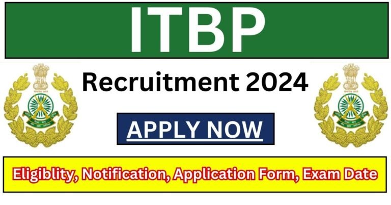 ITBP Recruitment 2024