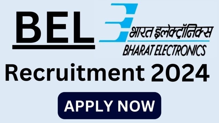 BEL Recruitment 2024 Notification for Project Engineer Posts