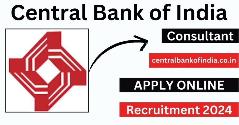 Central Bank of India Recruitment 2024