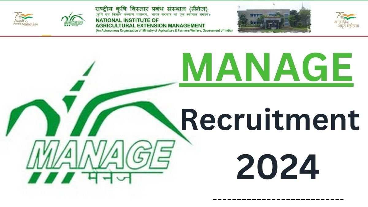 MANAGE Recruitment 2024 For Various Posts