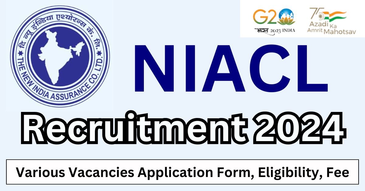 NIACL Recruitment 2024 For 170 Administrative Officer Posts Syllabus & Exam Pattern