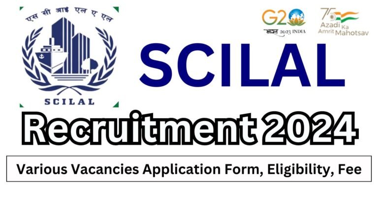 SCILAL Recruitment 2024 Apply Online For Executives Vacancies