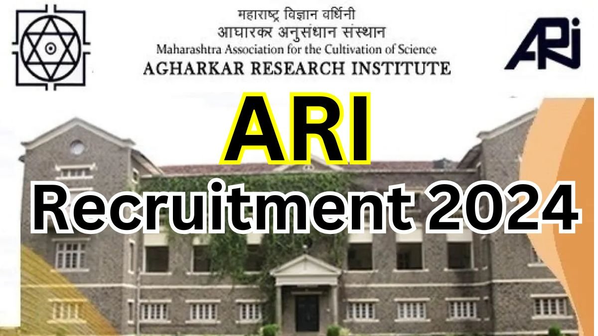 ARI Recruitment 2024 for JRF Posts