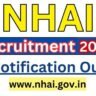 NHAI Recruitment 2026 Notification Details, Apply Link