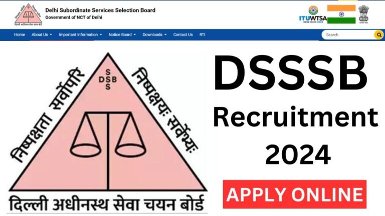 DSSSB 2024 Recruitment