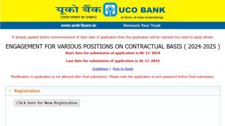 UCO Bank Recruitment 2024