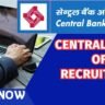 Central Bank of India Recruitment 2024