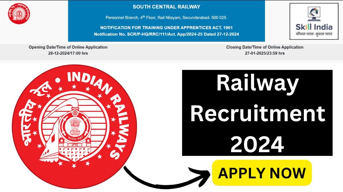 Railway Recruitment 2025 Apply for 4232 Act Apprentice Vacancies