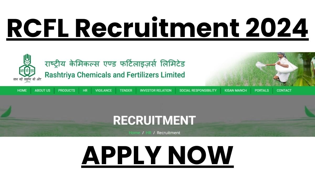 RCFL Recruitment 2024