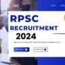 RPSC Recruitment 2024 Total 575 Assistant Professor Posts